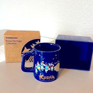 Starbucks cappuccino cup from their heritage collection country Korea